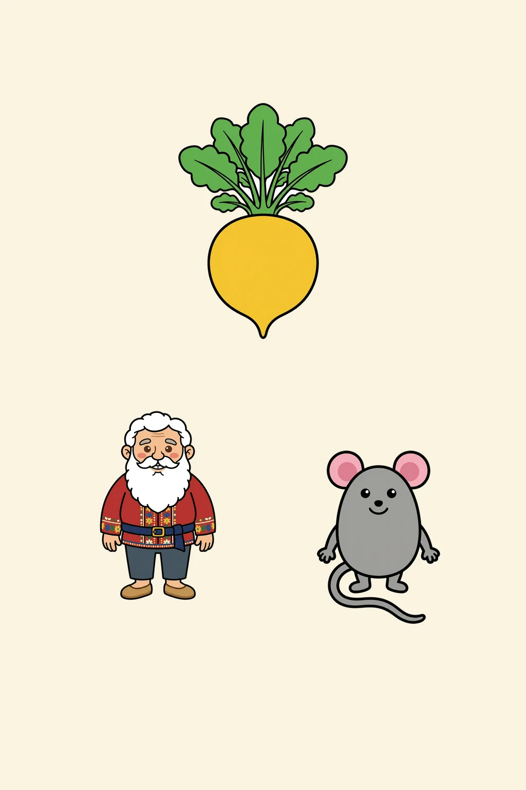 Сказка по картинкам. Репка